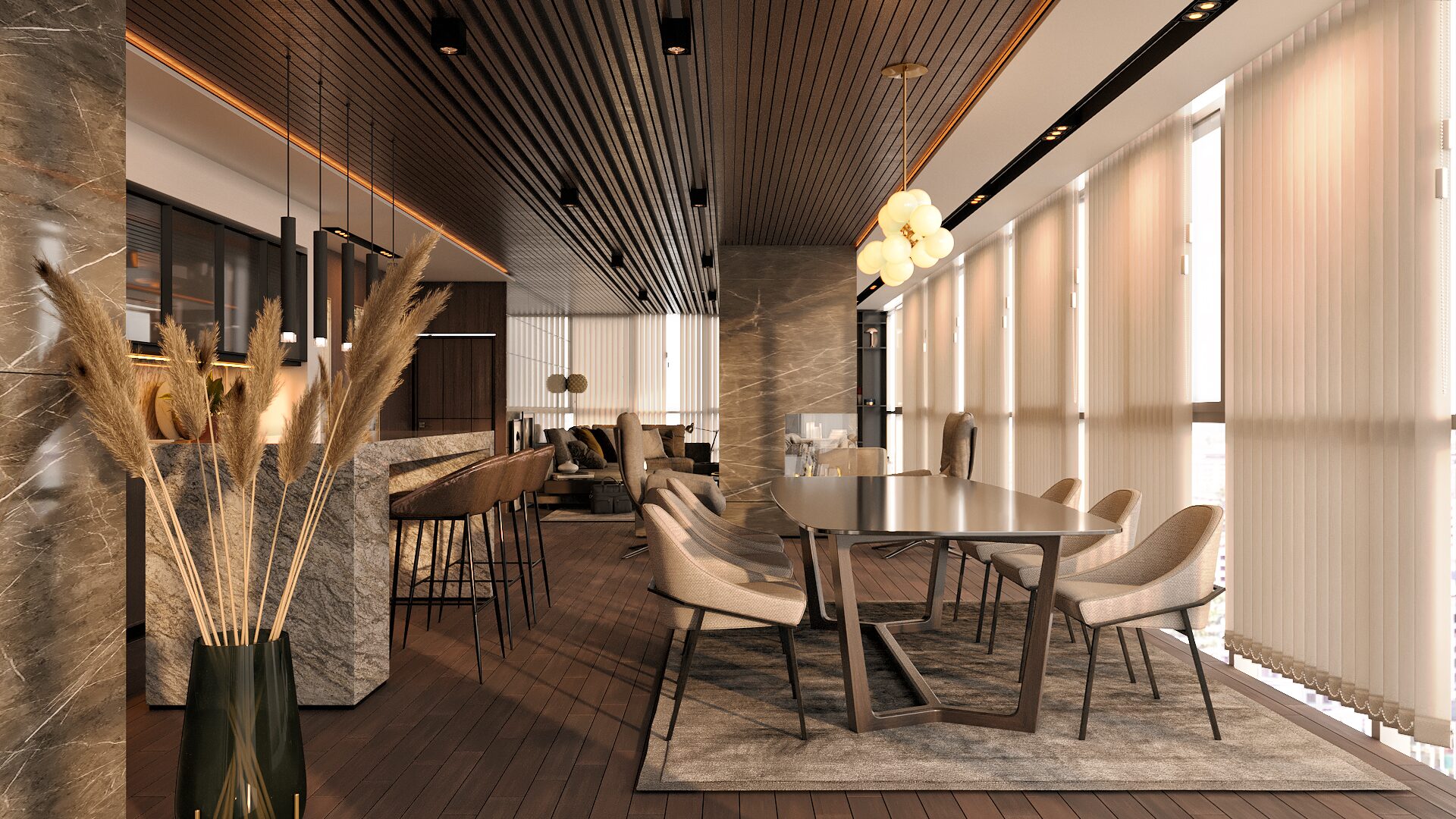 Farmakod Office, yönetici katı, yemek alanı
