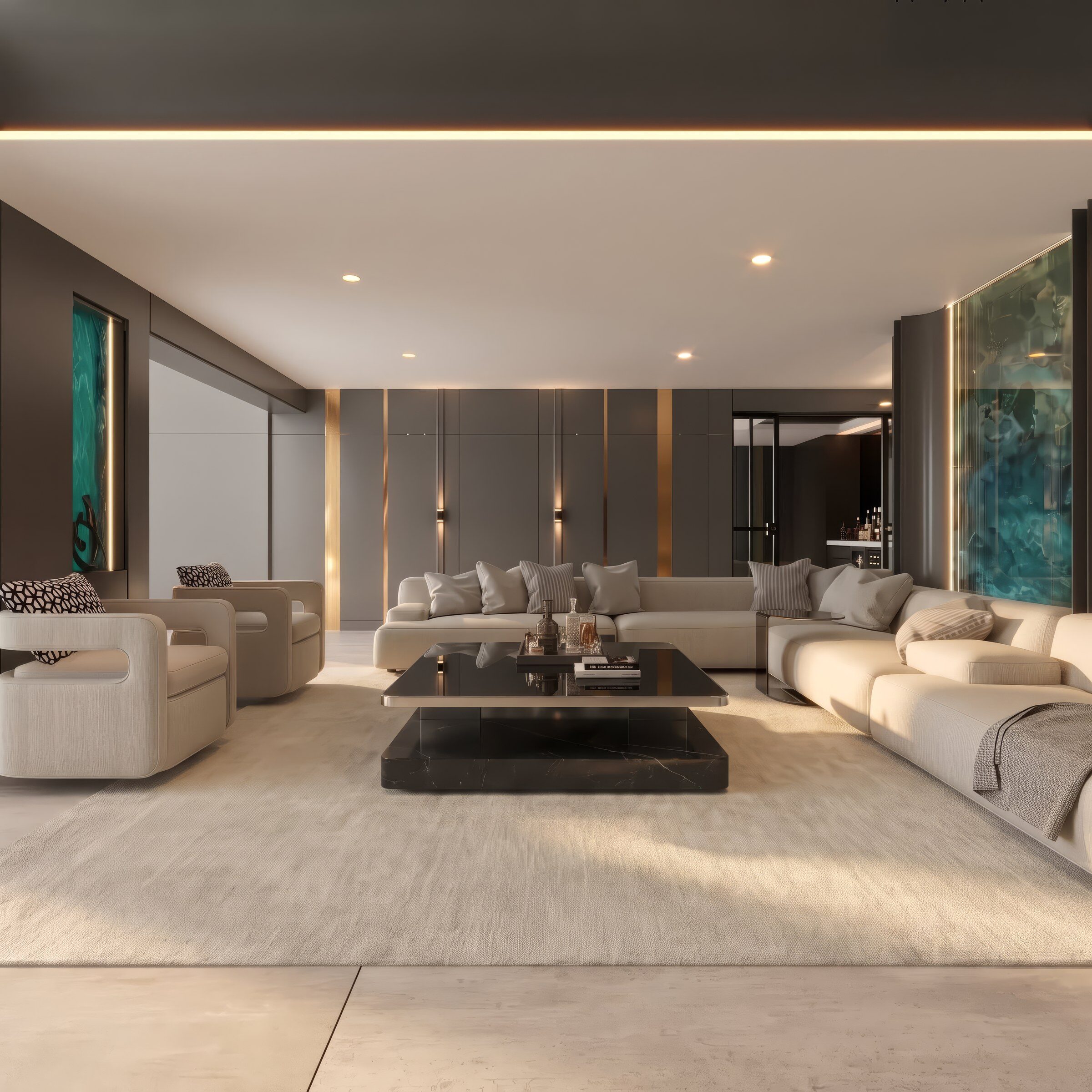 Acarkent CY Evi, salon