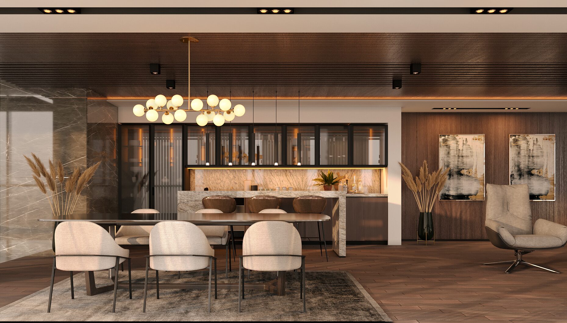 Farmakod Office, yönetici katı, yemek alanı